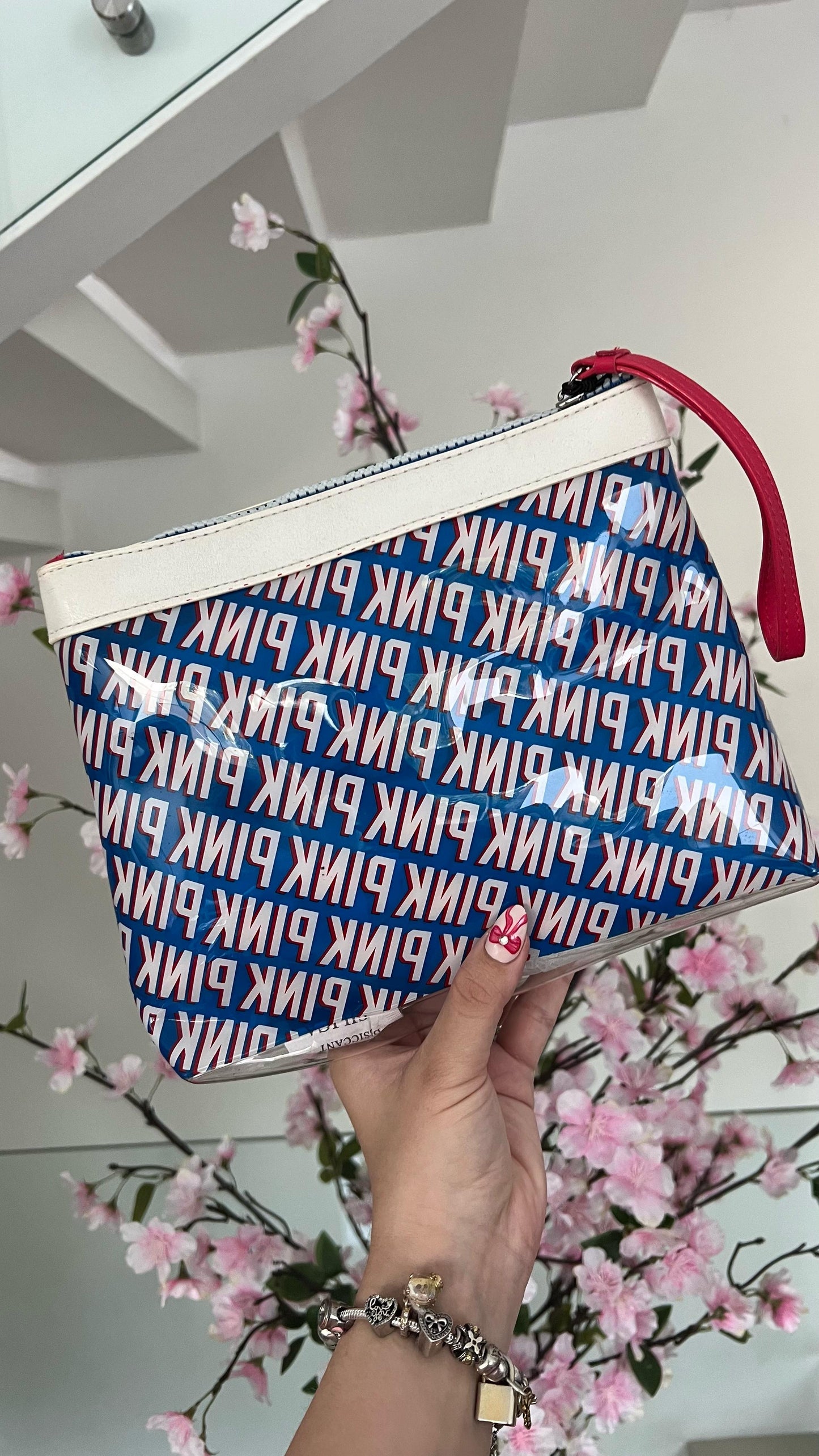 Victoria’s Secret PINK Logo Pouch 💙✨