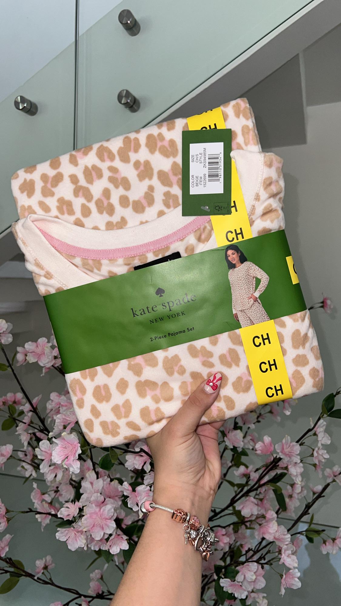 Pijama Kate Spade Soft Leopard 🐆🌸