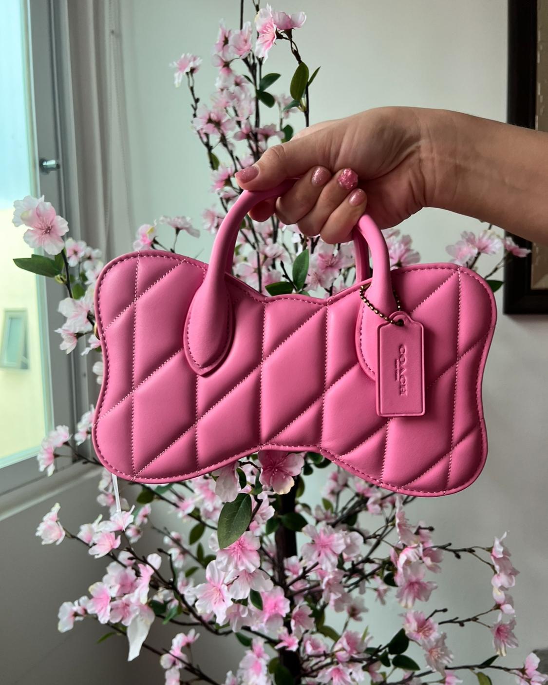 Coach Bow Bag, Bolsa de Moño con correa para Crossbody