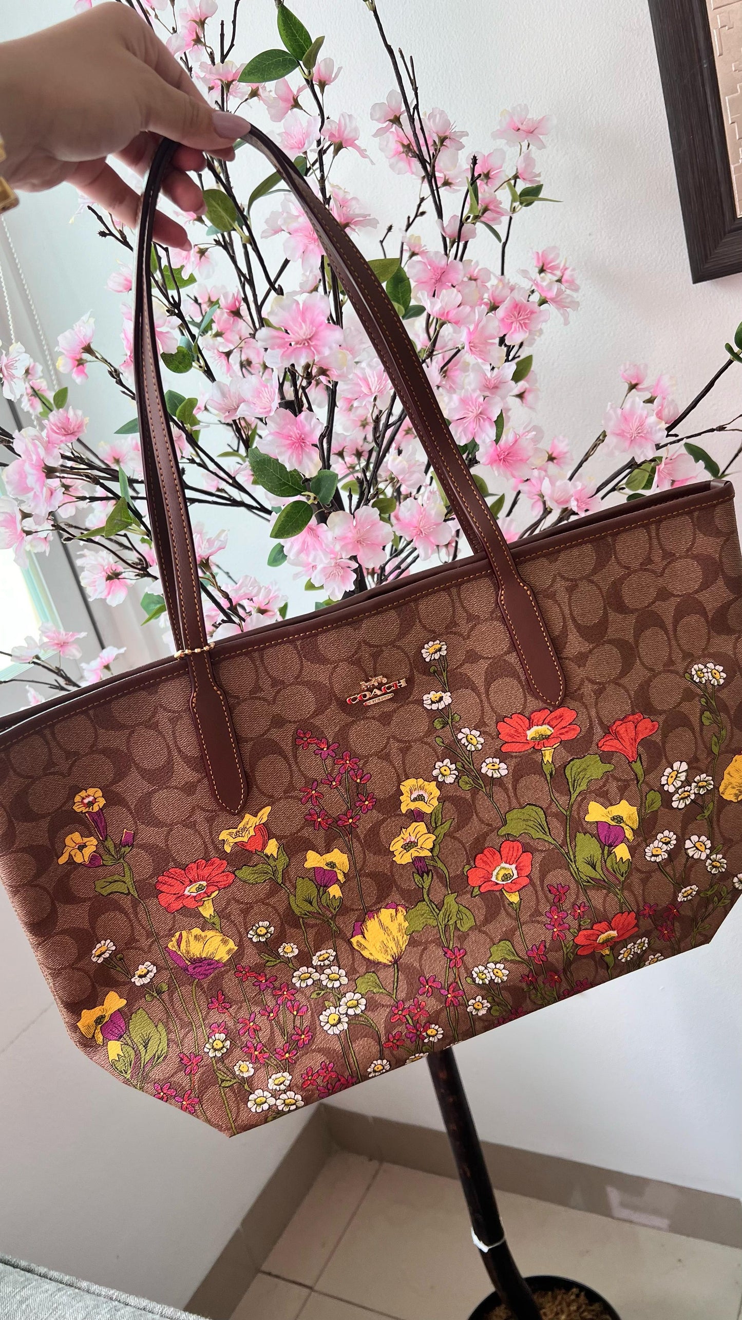 Coach Tote Flowers Bolsa