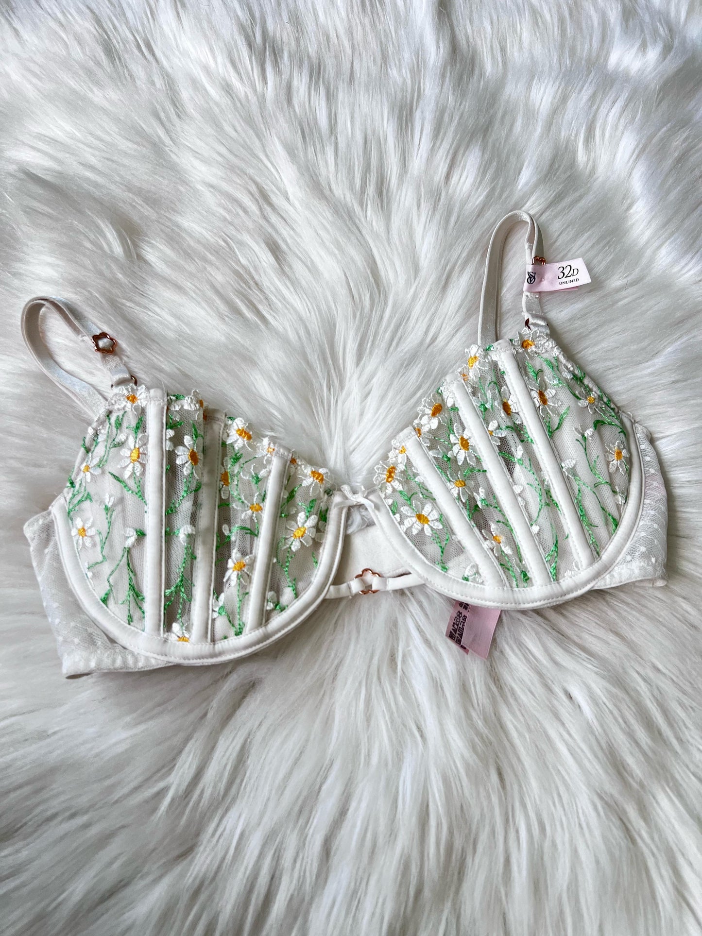 Victoria's Secret Bra tipo corset Daisy Bloom 🌼✨