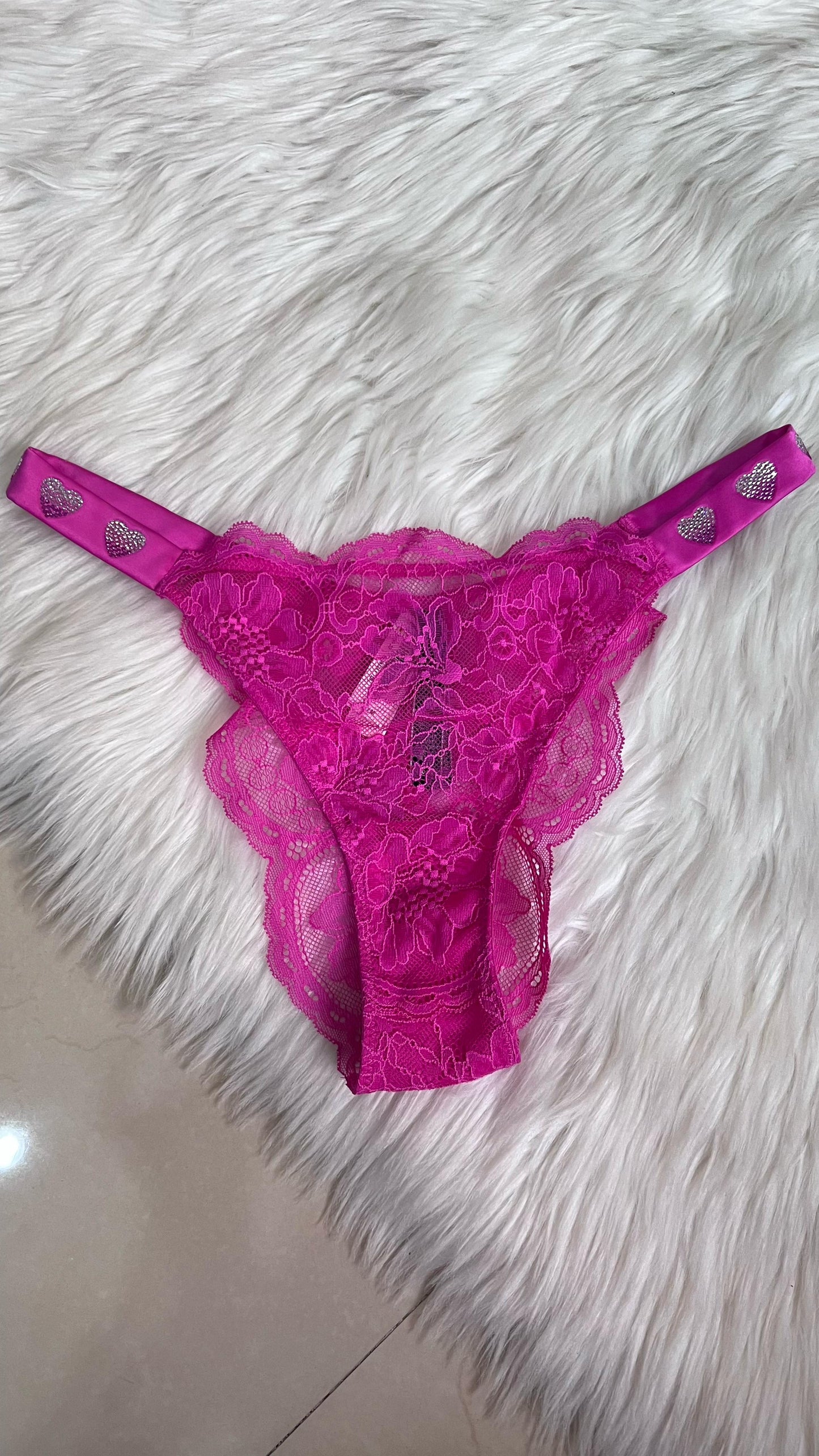 Romantic Lace Panty – Fucsia Enchanted 💖✨