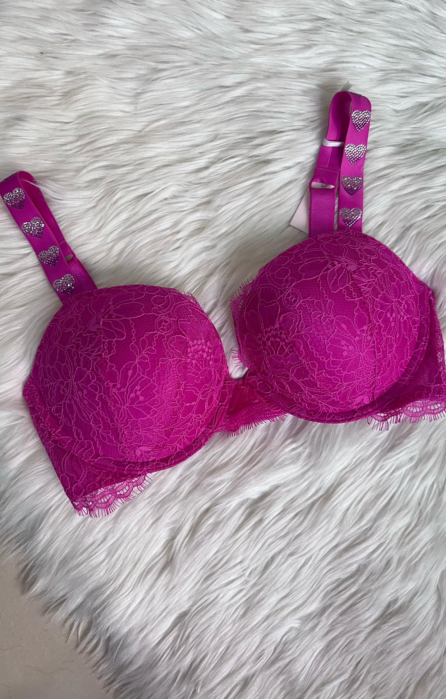 Romantic Lace Bra – Fucsia Enchanted 💖✨