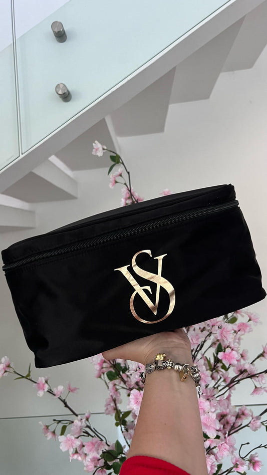 Victoria’s Secret Black Travel Makeup Bag 🖤✨