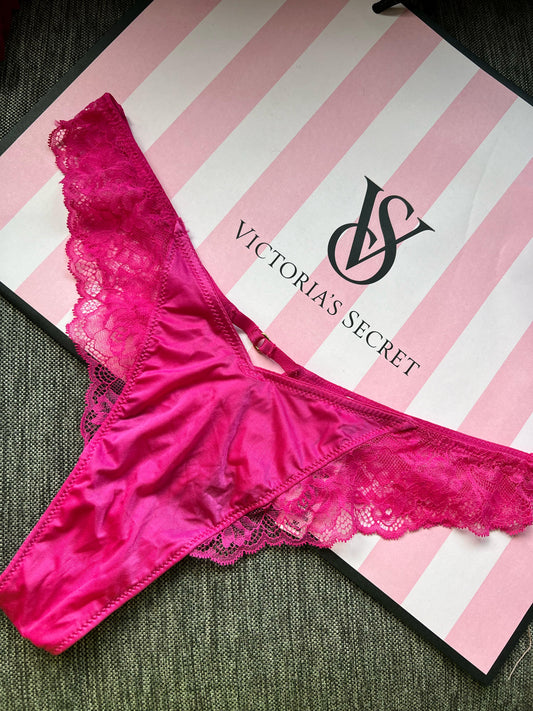 Satin & Lace Thong
