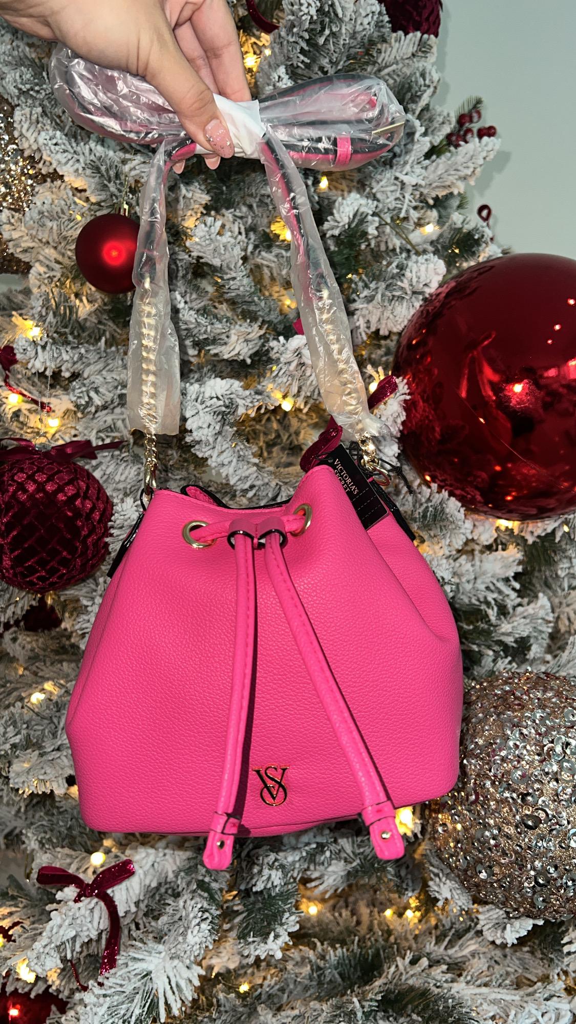 Bucket Crossbody Bag Pink