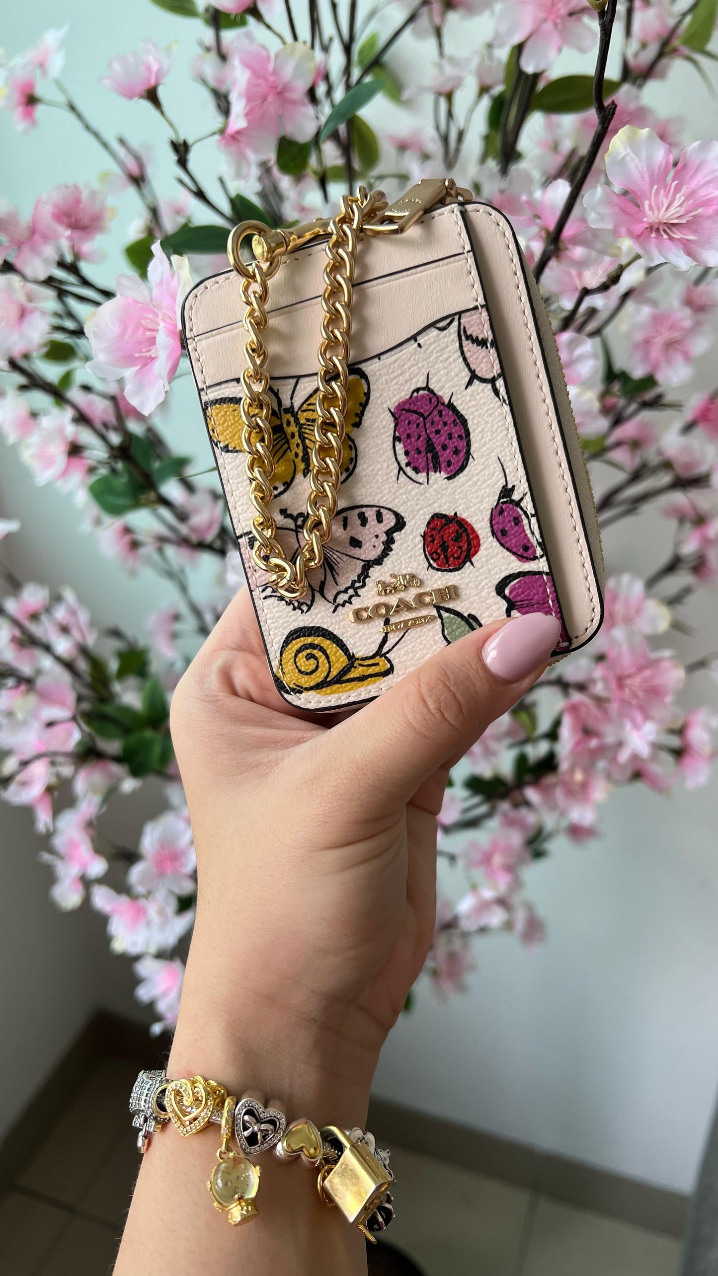 Card Mariposas Piel Tarjetero