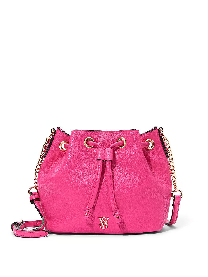 Bucket Crossbody Bag Pink